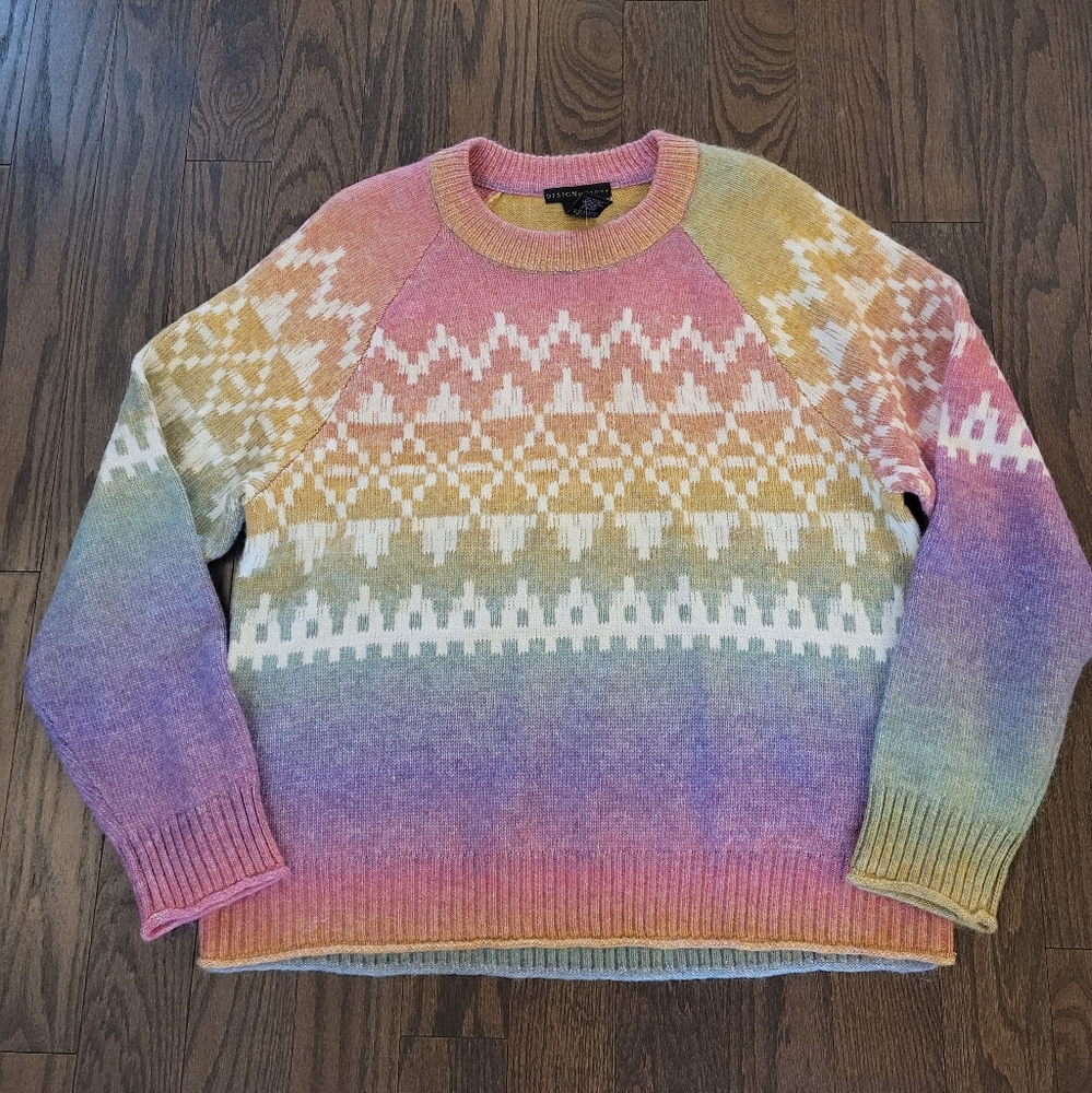 Multicolor Gradient Women's Sweater